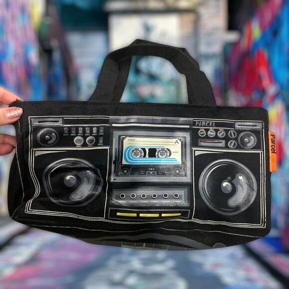 Bags | Vintage Parcel Boom Box Stereo Purse Art To Wear Y2k Streetwear ...